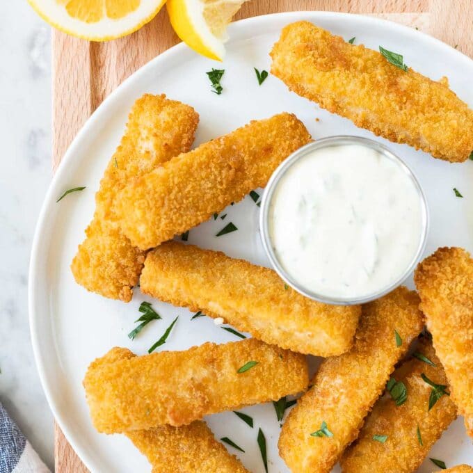 Air Fryer Fish Sticks (Crispy and Quick!) Plated Cravings