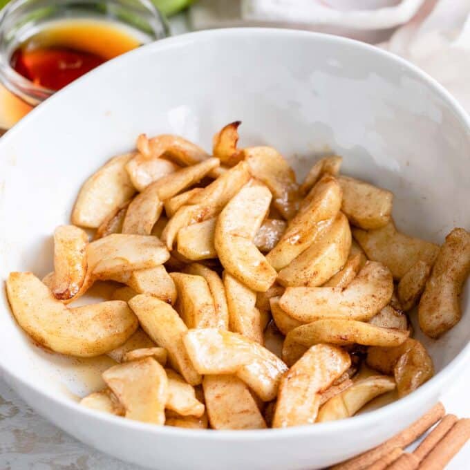 Air Fryer Apples (Easy & Quick!) Plated Cravings