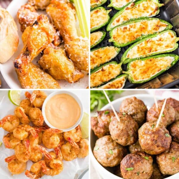Different air fryer appetizer.